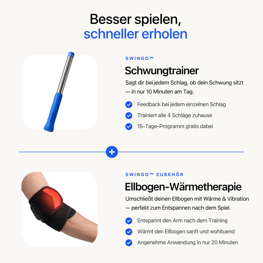 Swingo Trainer + Ellbogen-Wärmetherapie